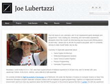 Tablet Screenshot of joelubertazzi.com